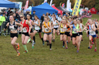 Womens under-17s National Cross Country Relay, Berry Hill Park, Mansfield. Photo:  David T. Hewitson/Sports for All Pics